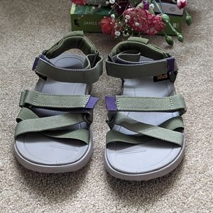 Teva Sandborn Sandals, Green, Size 7